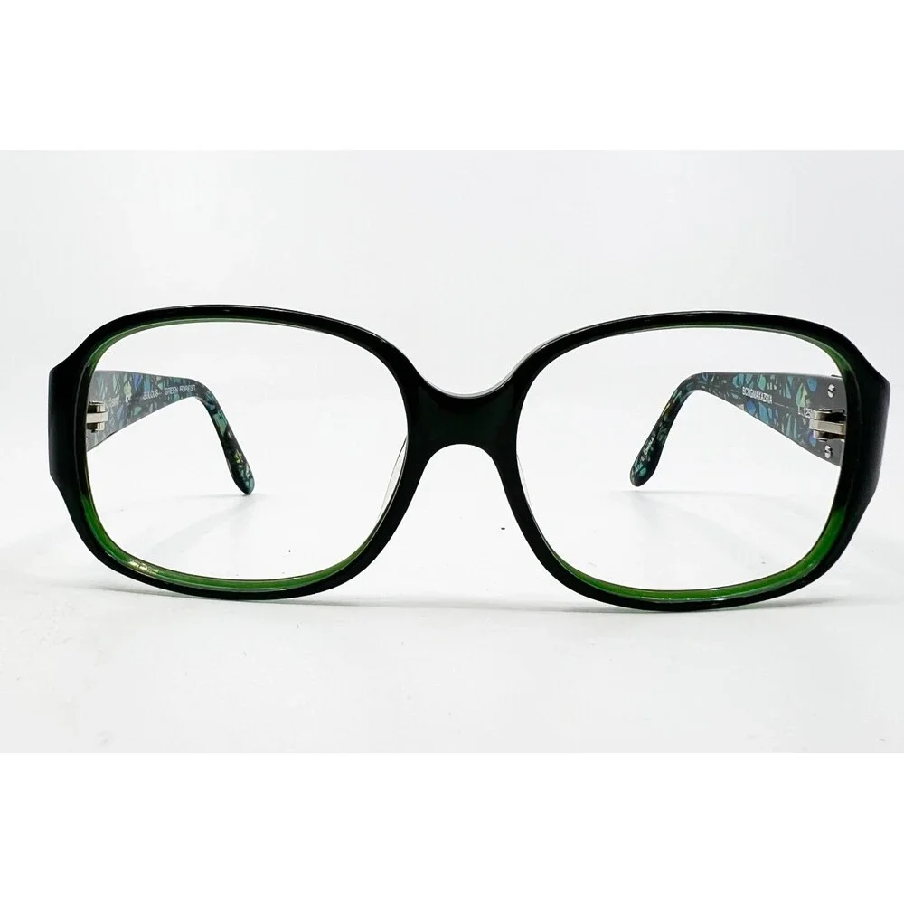 BCBGMAXAZRIA Eyeglasses Womens Green Forest Fabulous Square Frames 54-15-125